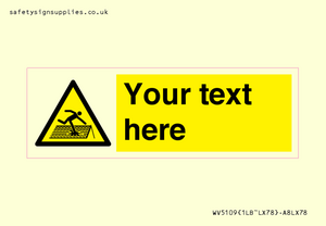 Custom Figure on Roof Sign